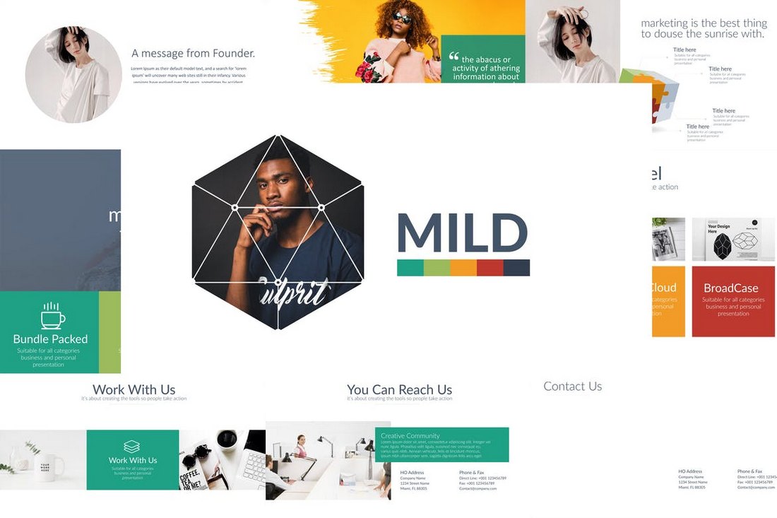 MILD-Minimal-Cool-Powerpoint-Template 20+ Best Cool PowerPoint Templates design tips 