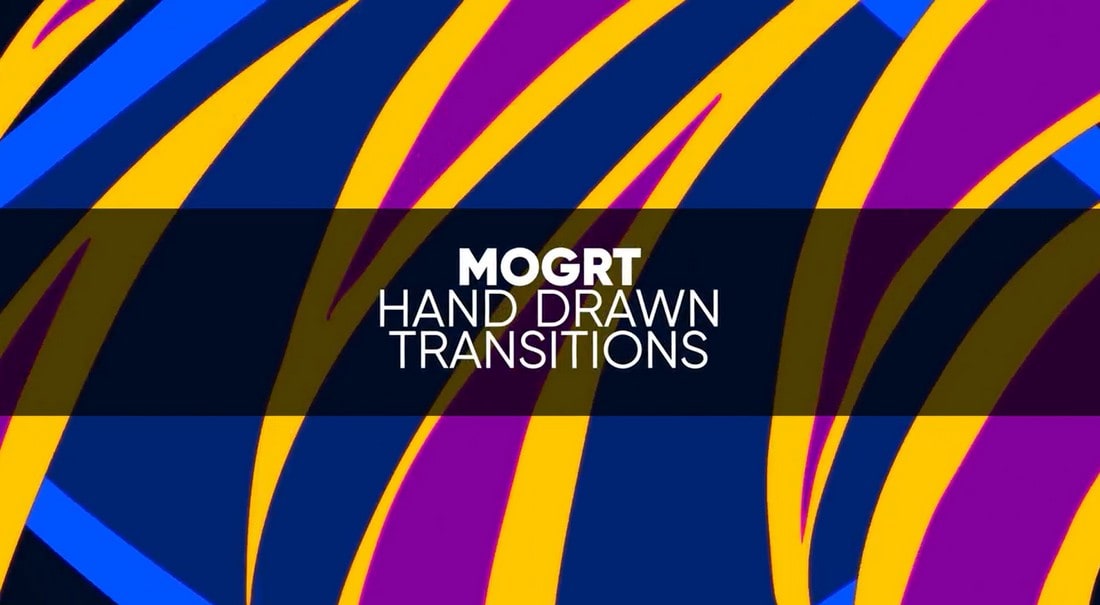 MOGRT - Hand Drawn Transitions