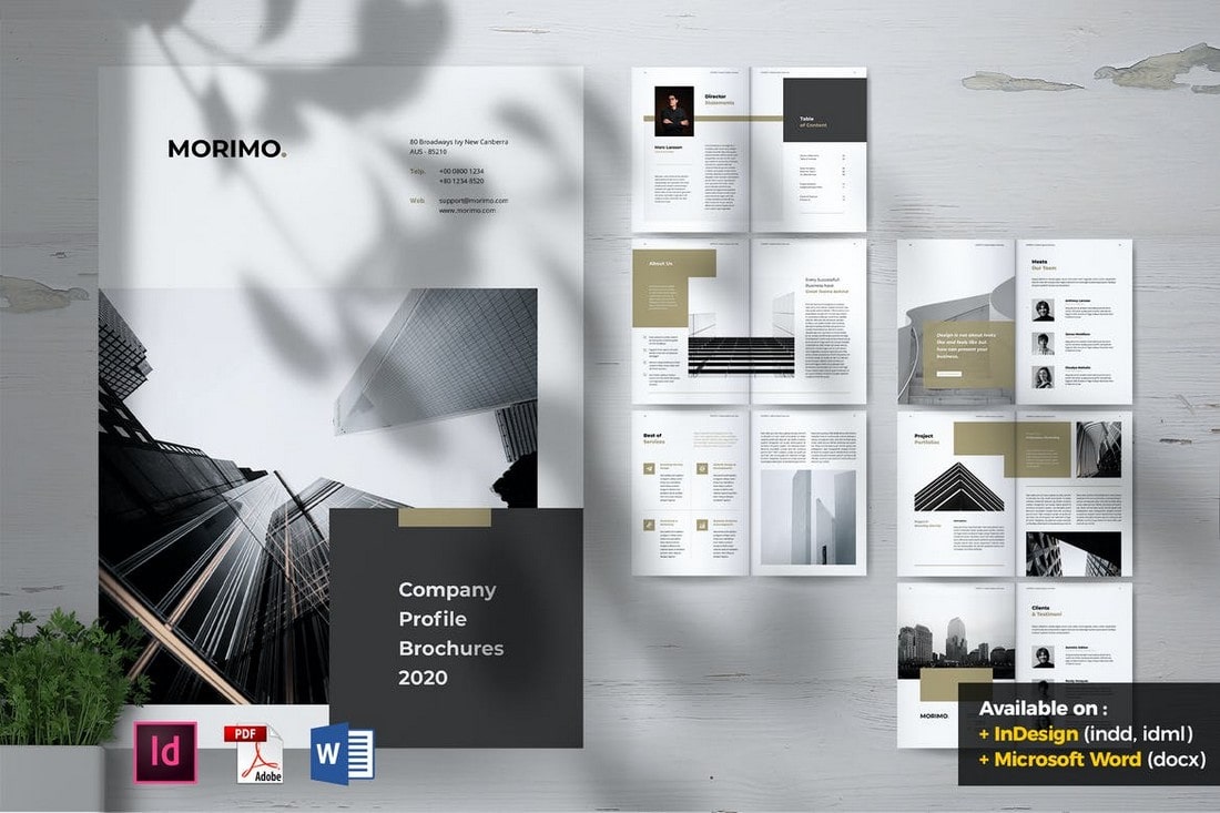 MORIMO-Creative-Agency-Word-Brochure-Template 40+ Best Microsoft Word Brochure Templates 2020 design tips Inspiration|brochure|templates 