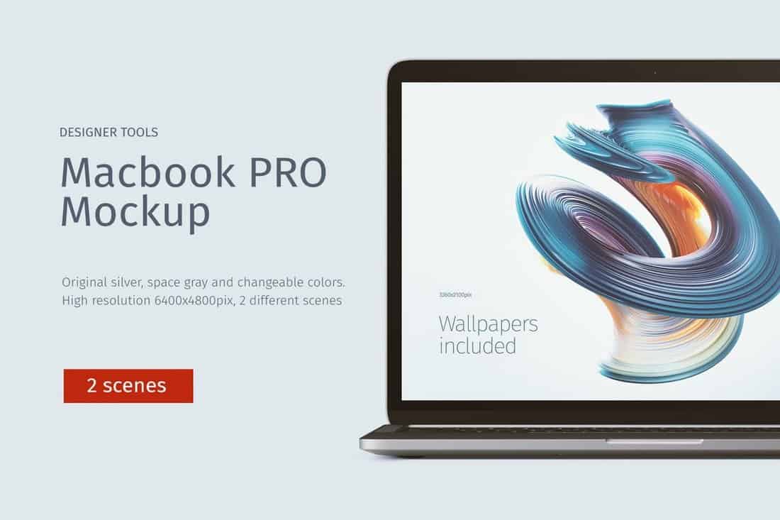 Macbook-PRO-Mockup-Front-Top-views 100+ MacBook Mockup PSD Templates 2021 design tips 