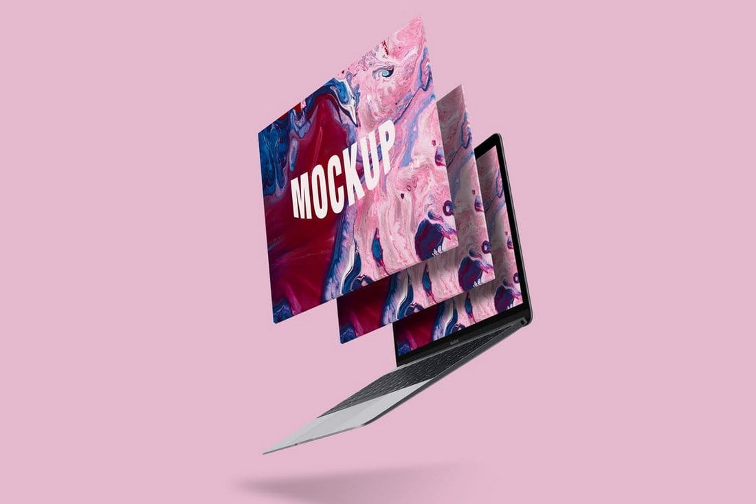 Macbook-Pro-Screen-Mockup-2 20+ Laptop Mockup Templates (PSD & PNG) design tips 