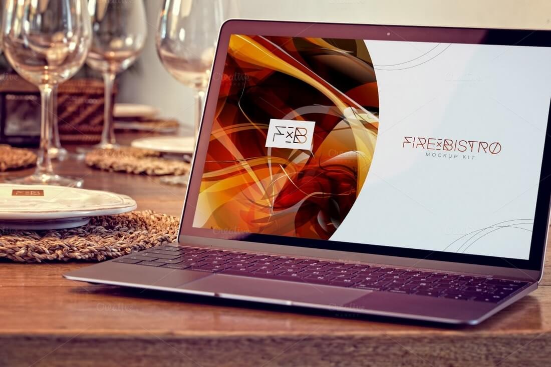 Macbook-mockup 100+ MacBook PSD & Vector Mockups design tips 