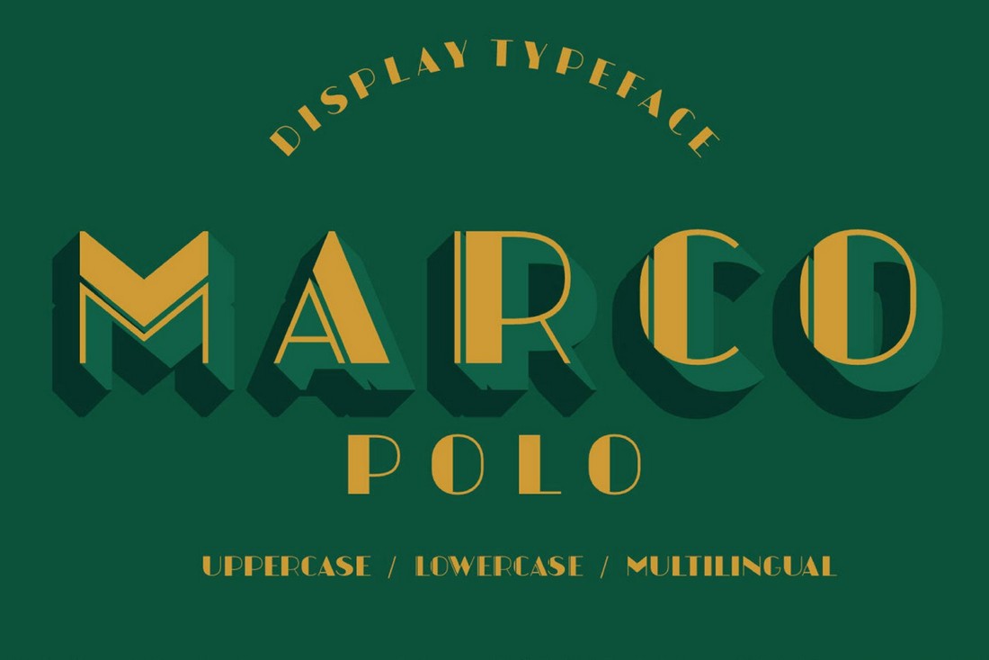 Macropolo Free Art Deco Font 