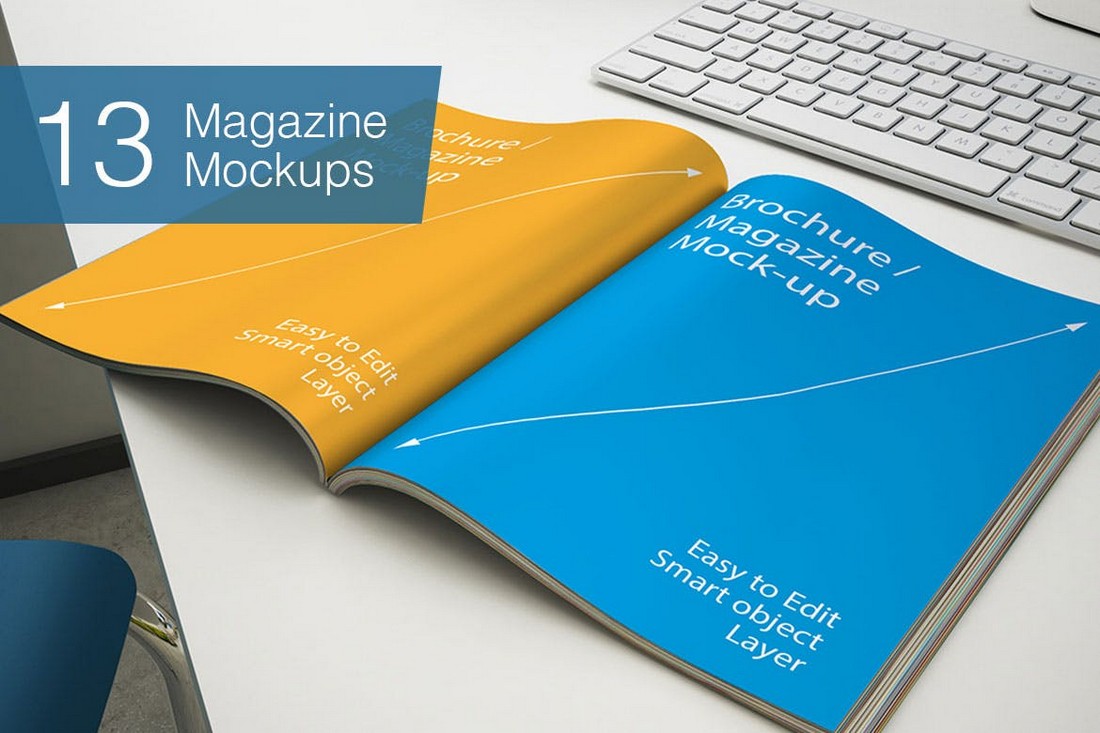 Magazine Mockups - 13 Poses