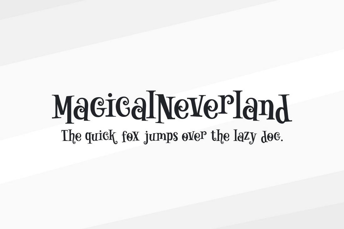 Magical Neverland - Free Fairytale Font