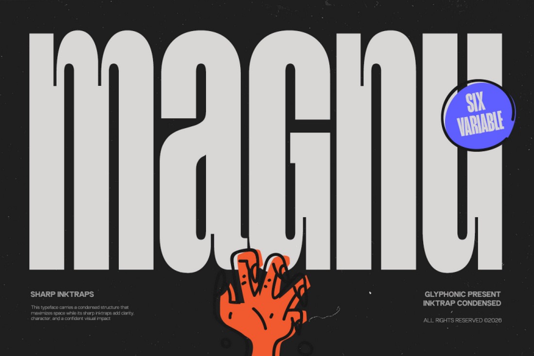 Magnu - Free Inktrap Font