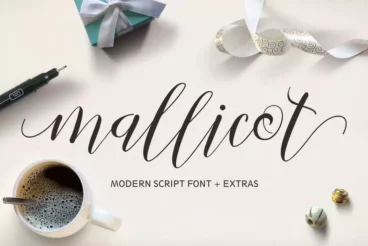 Mallicot Cursive Script Font