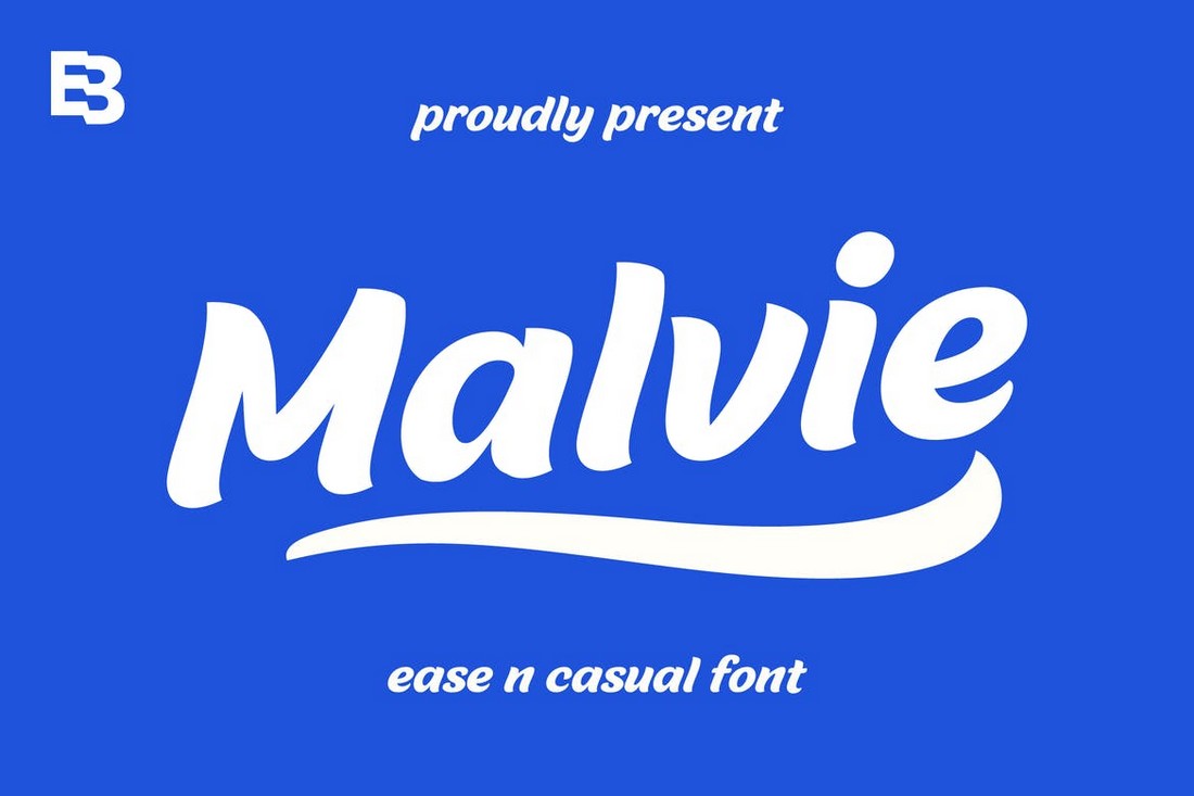 Malvie - فونت دوستانه گاه به گاه