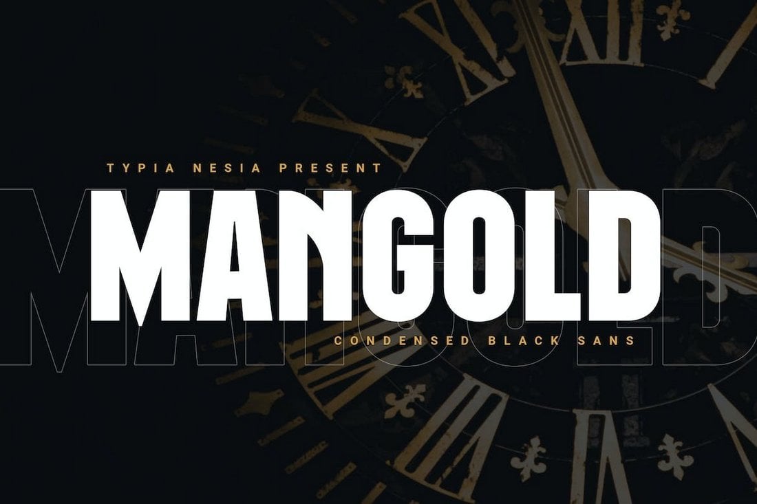 Mangold - Bold Condensed Sans Font