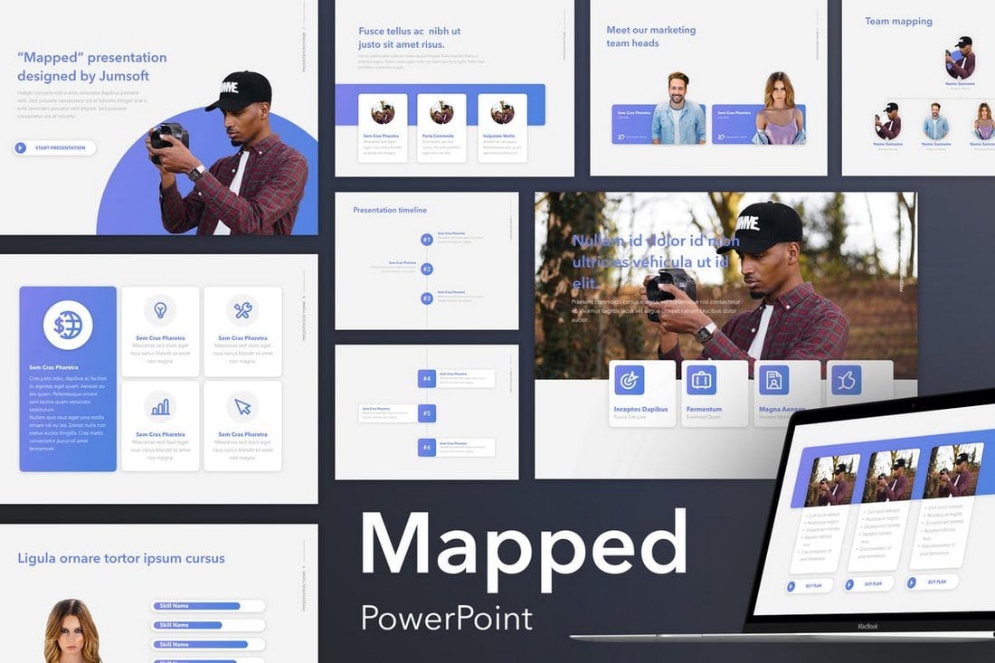 Mapped-PowerPoint-Template 20+ Modern Professional PowerPoint Templates design tips 