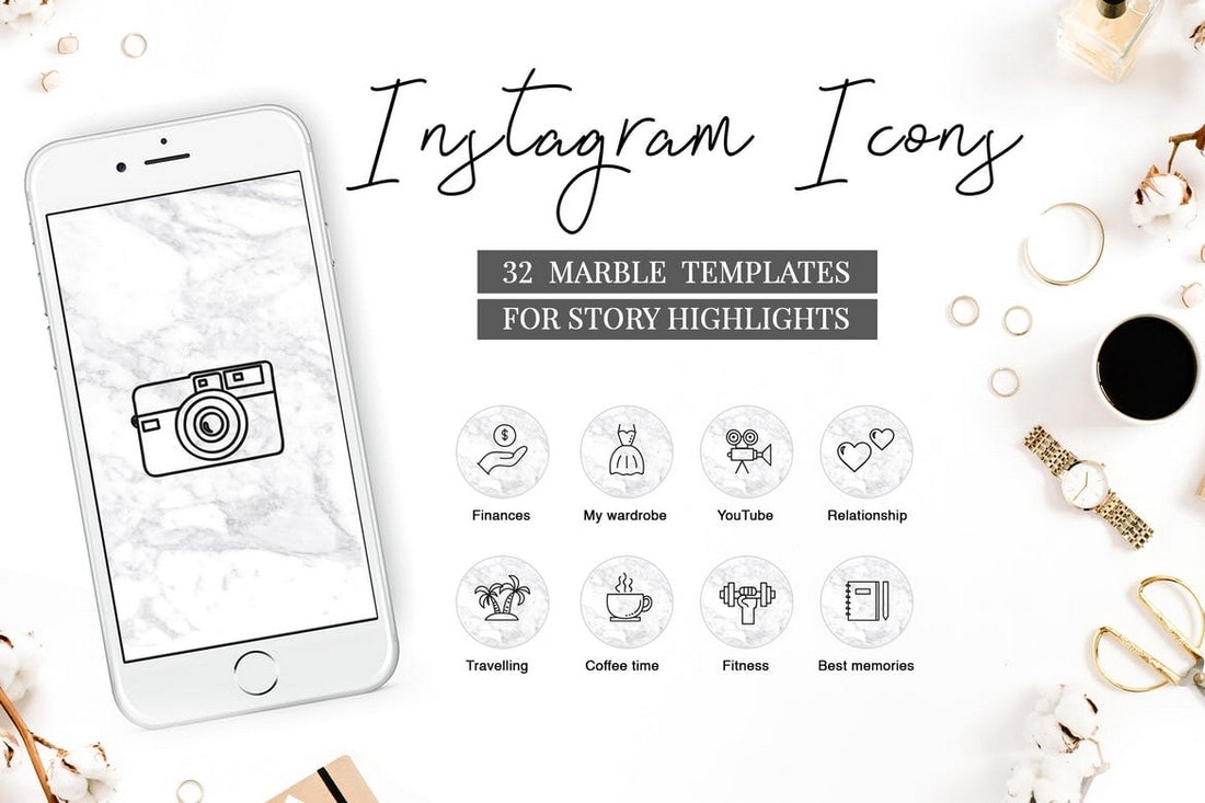 Instagram Highlight Covers Aesthetic: 100 Free Templates