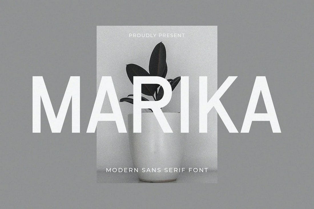 Marika - Clean Font for Posters