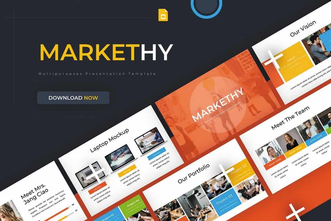 Markethy - Marketing Google Slides Template