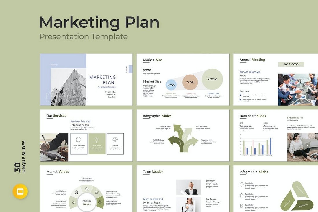 Marketing Plan - Minimal PowerPoint Template