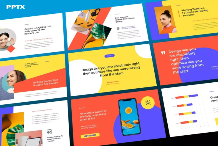 View Information about Kreasi Marketing Strategy PowerPoint Template