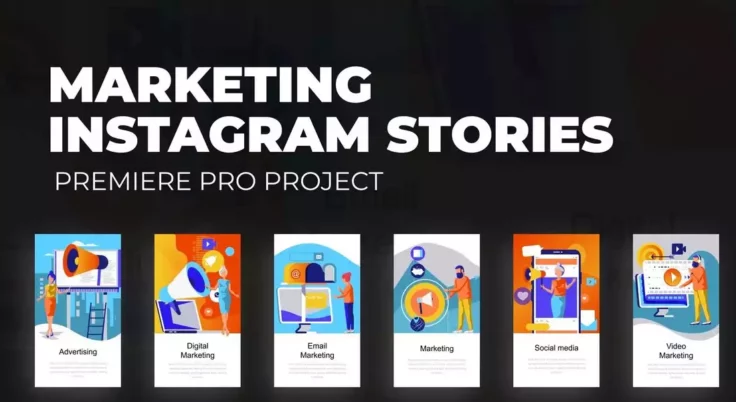 View Information about Marketing Stories Vertical Video Templates for Premiere Pro
