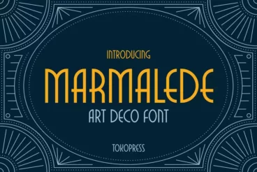 Marmalede Classic Art Deco Font