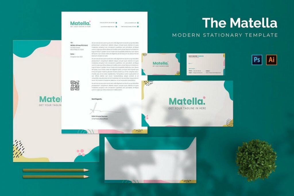 20+ Best Business Stationery Templates (+ Examples) 2023 Yes  Designs