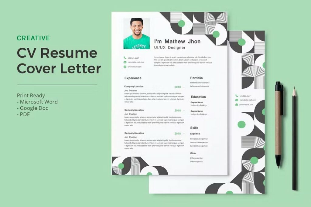 20+ Modern Google Docs Resume Templates 2025 Design Shack