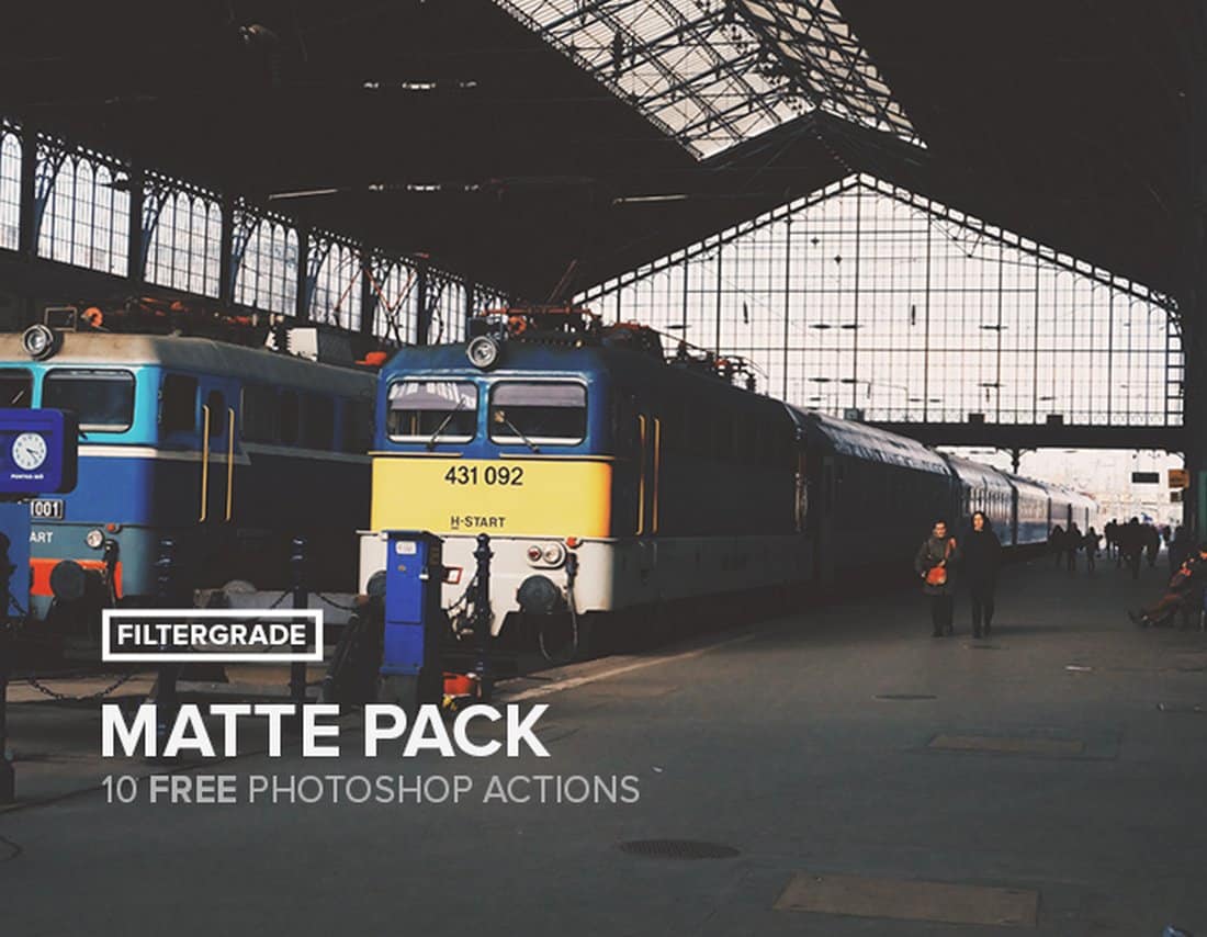 Matte Photoshop Actions Pack