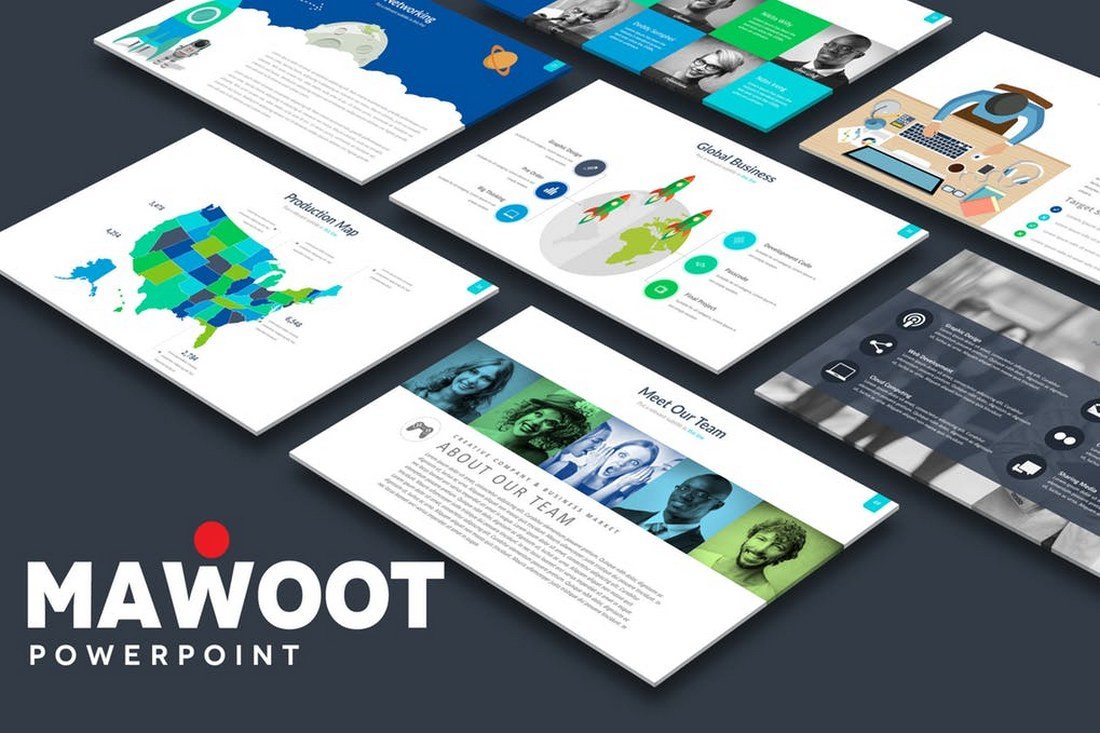 Mawoot-Powerpoint-Template Choosing the Best Font for PowerPoint: 10 Tips & Examples design tips 