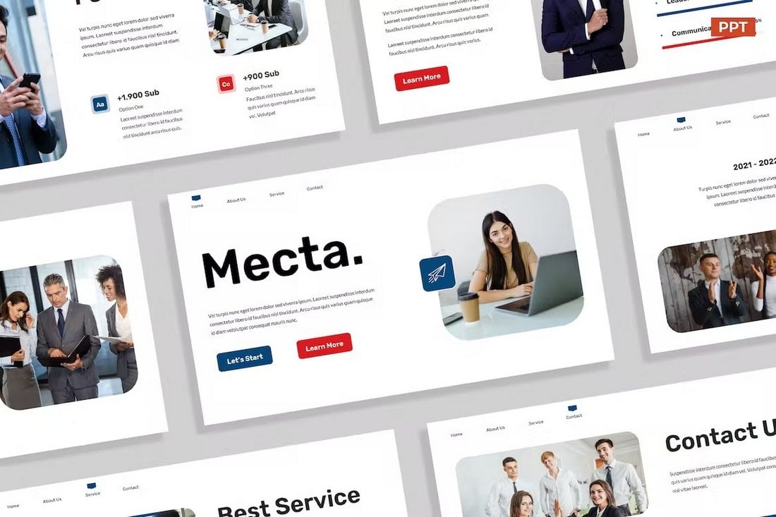 Mecta - Minimal Digital Marketing Business Presentation
