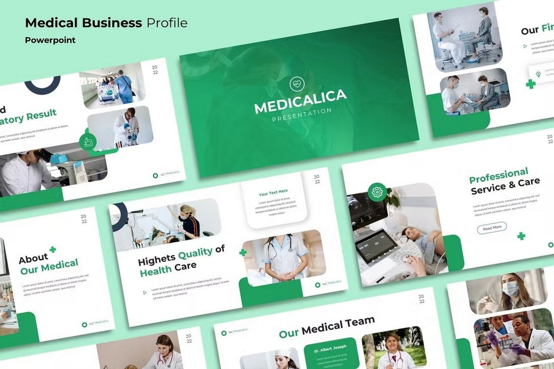 Medicalica - Medical Business Powerpoint Template