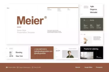 Meier Clean Business Presentation Template