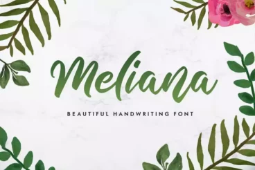 Meliana Cute Handwriting Script Font