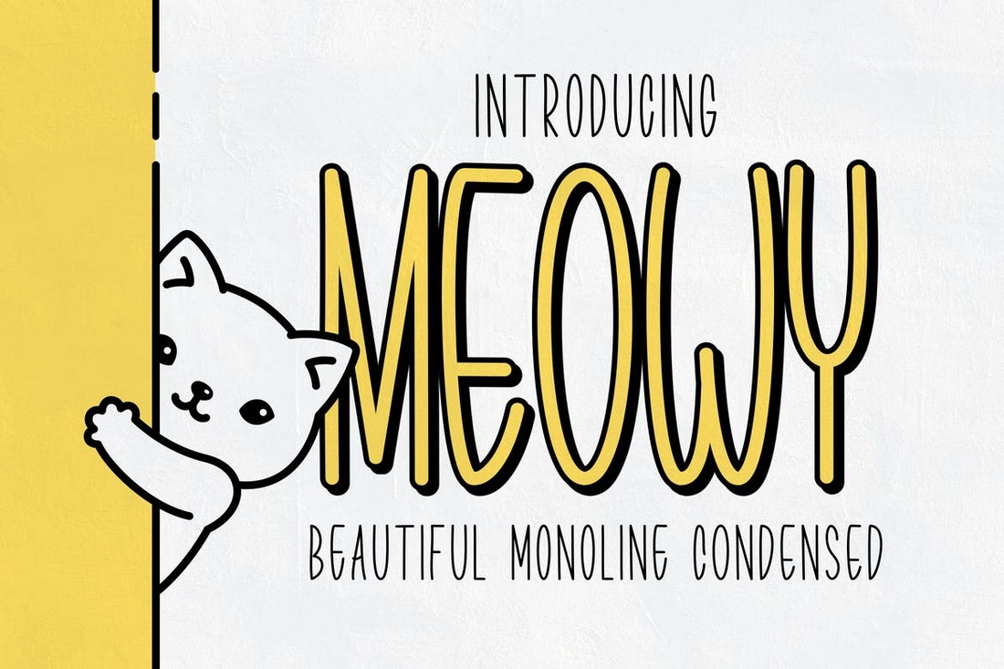 Meowy - فونت سرگرم کننده و دوستانه