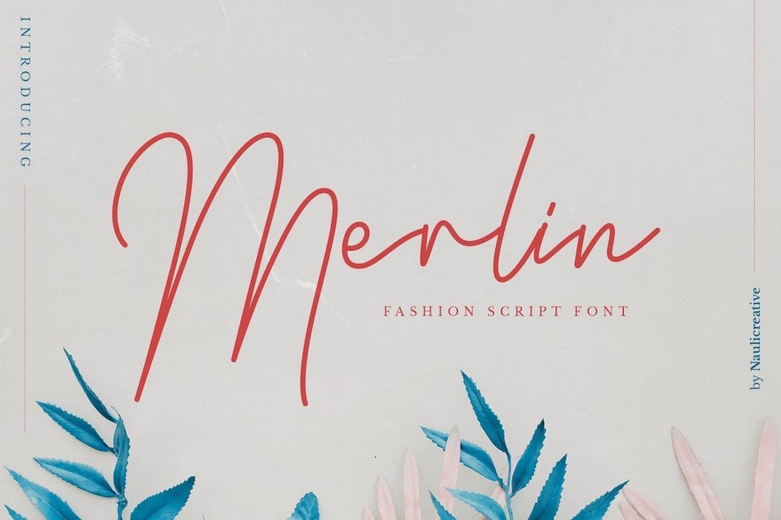 Merlin - Elegant Fashion Script Font