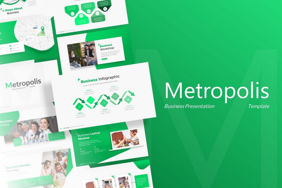 Metropolis - Business Powerpoint Template