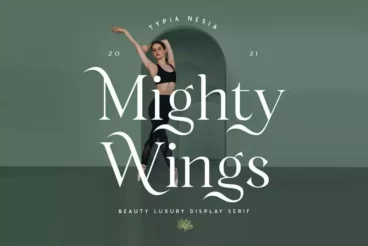 Mighty Wings Elegant Display Font