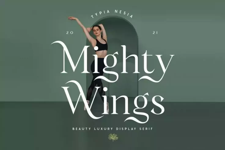 View Information about Mighty Wings Elegant Display Font