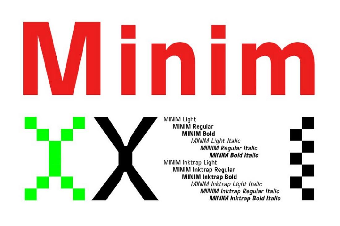 Minim - Free Medical Font Family