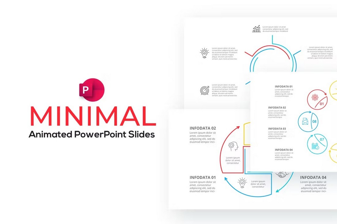 Minimal-Animated-PowerPoint-Infographics 20+ Best Infographic PowerPoint Templates (For Data Presentations) design tips 