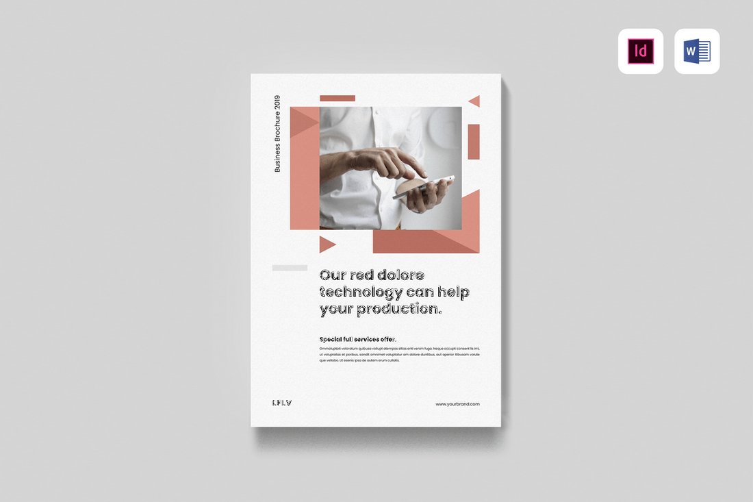 Minimal-Business-Brochure-Template 40+ Best Microsoft Word Brochure Templates 2020 design tips Inspiration|brochure|templates 