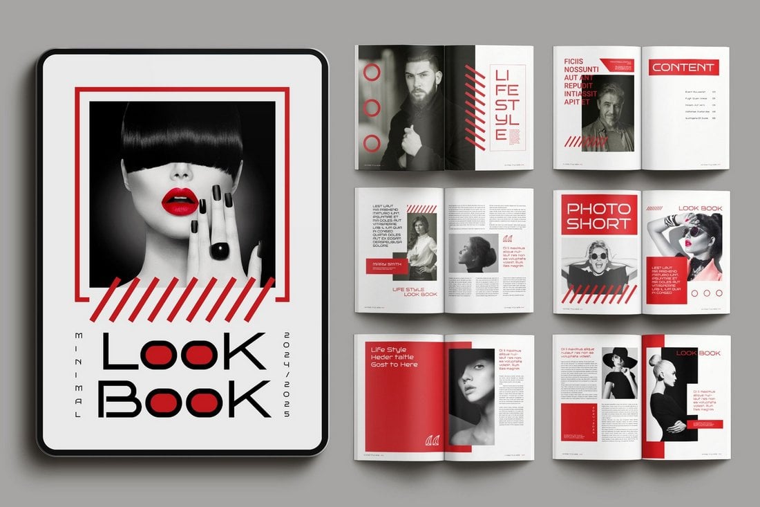 Minimal Lookbook Template