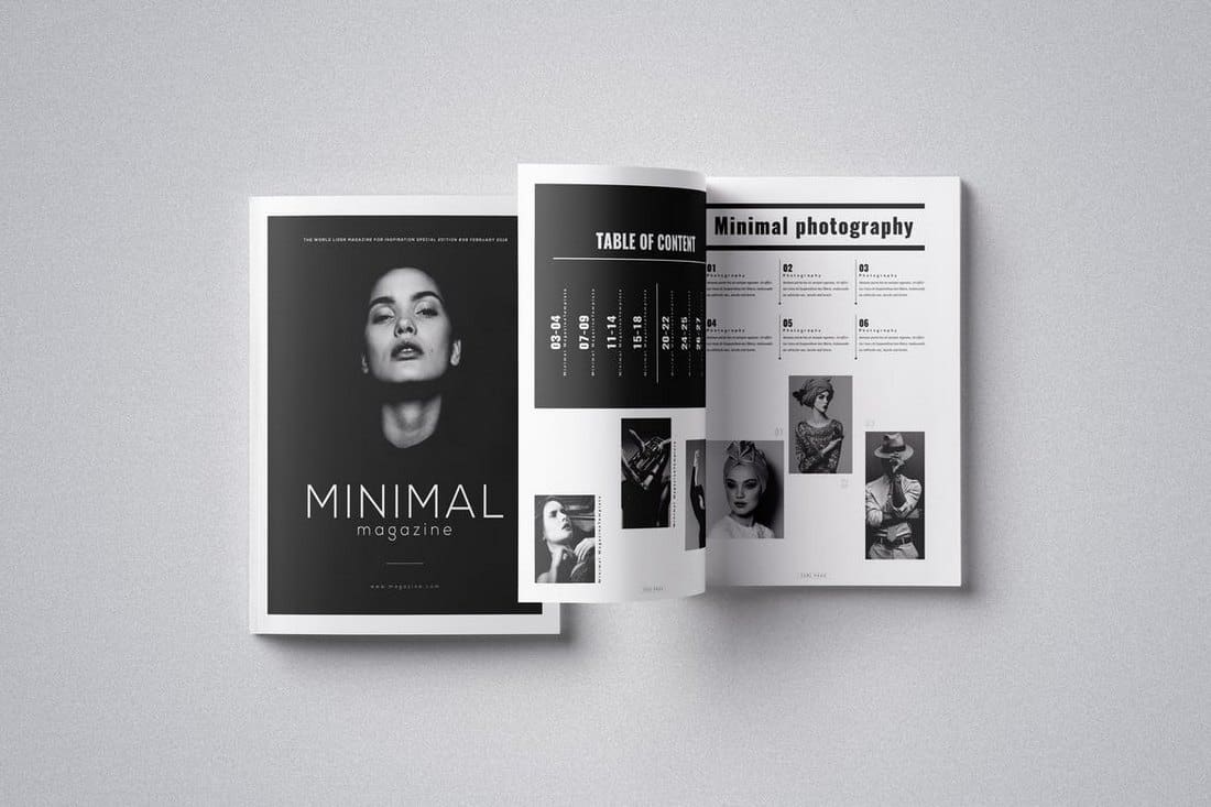 Minimal-Magazine-InDesign-Template 30+ Best InDesign Templates 2021 (For Brochures, Flyers, Books & More) design tips 