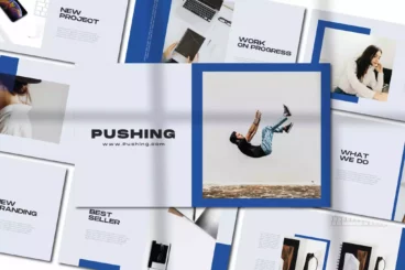 Pushing Impressive PowerPoint Template
