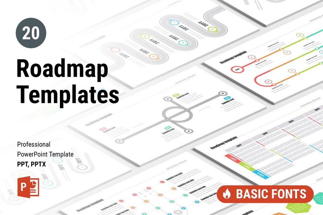 it roadmap template powerpoint