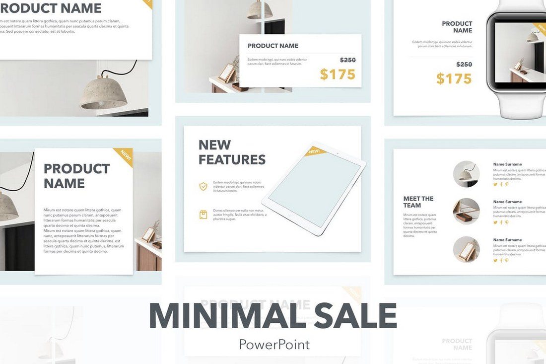 Minimal-Sale-PowerPoint-Template-1 50+ Best PowerPoint Templates of 2019 design tips 