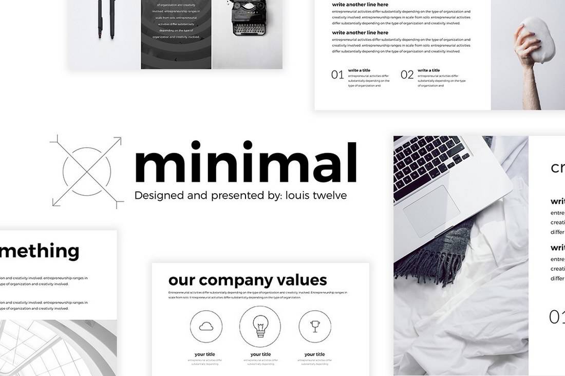 Minimal - Simple Free PowerPoint Template