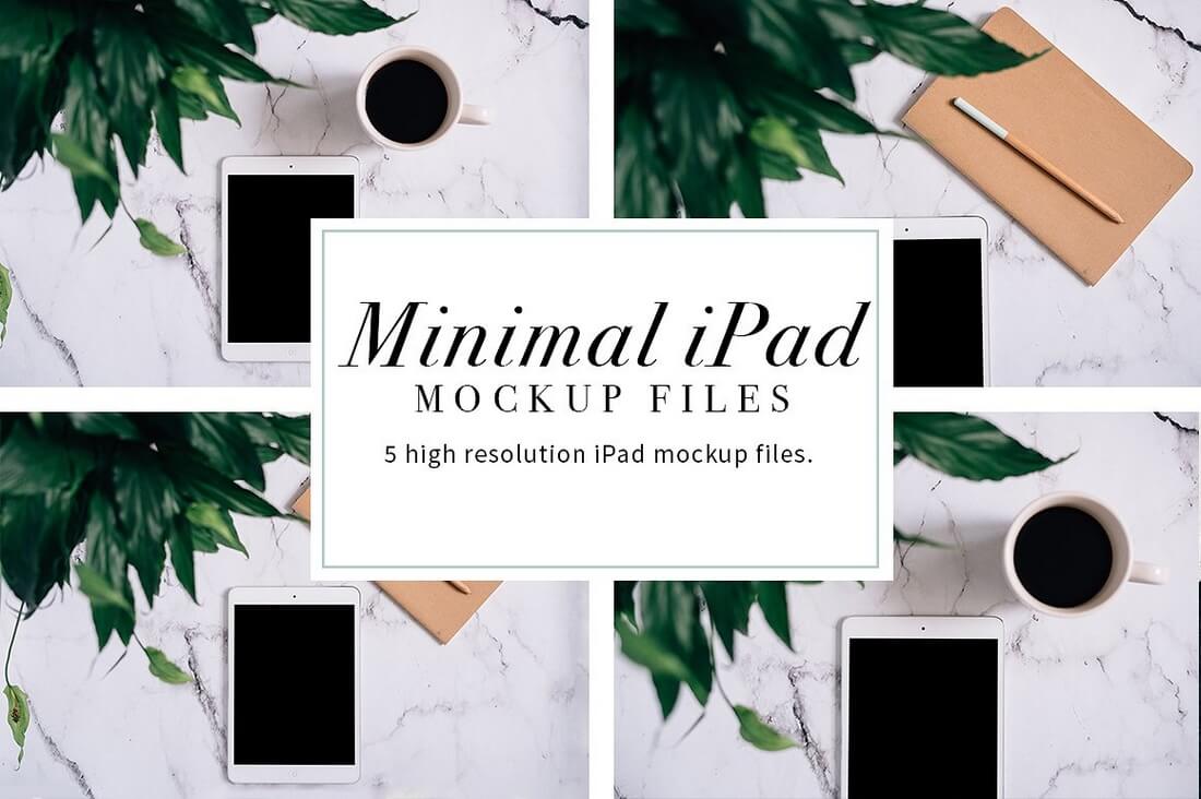 Minimal-iPad-Mockups 100+ iPad Mockup PSD & PNG Templates design tips 