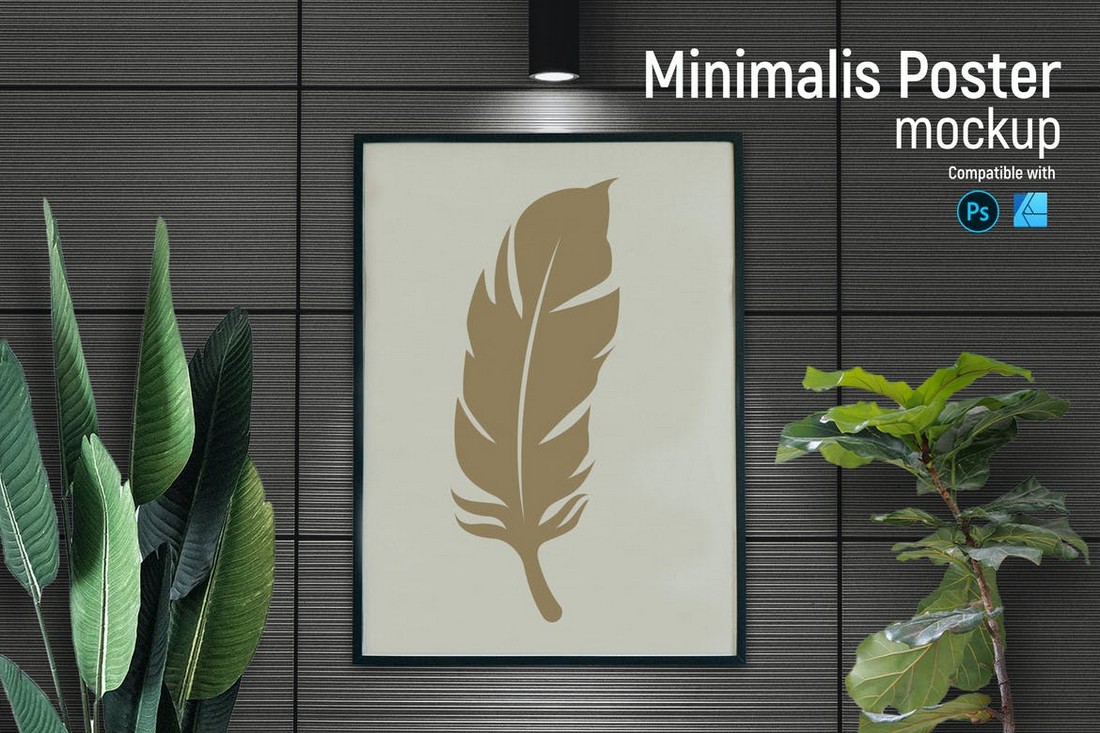 Minimalis Poster Mockup for Affinity Designer