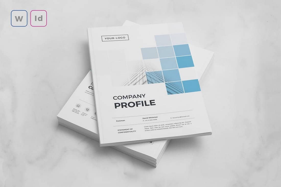 22+ Best Company Profile Templates (Word + PowerPoint) 22 With Regard To Free Business Profile Template Download