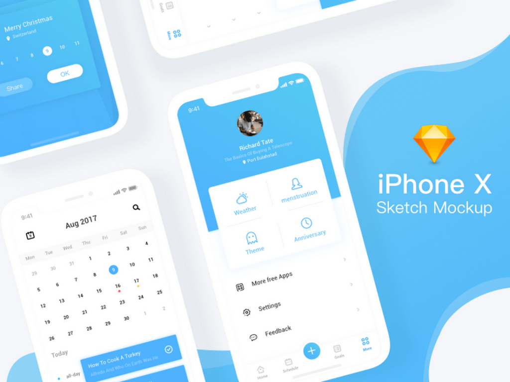 30+ Best iPhone X Mockups (PSD, AI & Sketch) | Design Shack