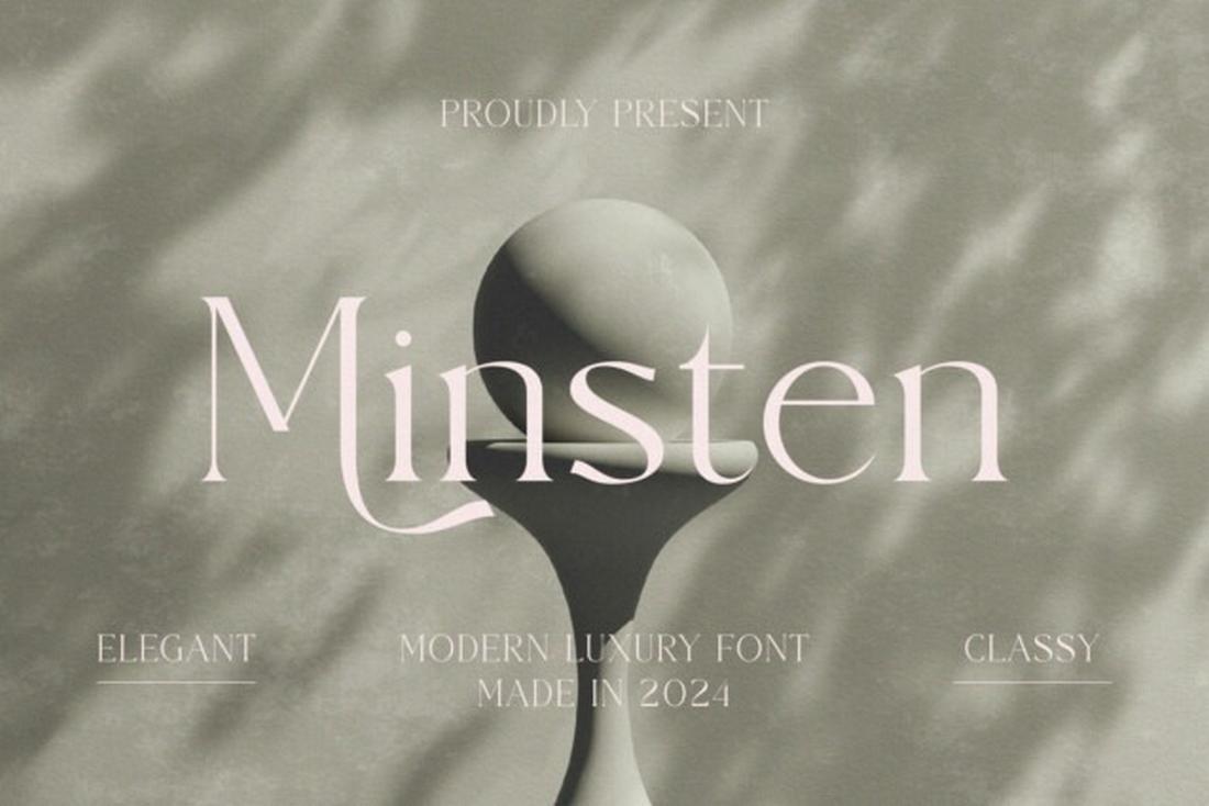 Minsten - Free Luxury Script Font