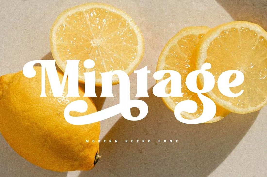 Mintage - Modern Retro Font