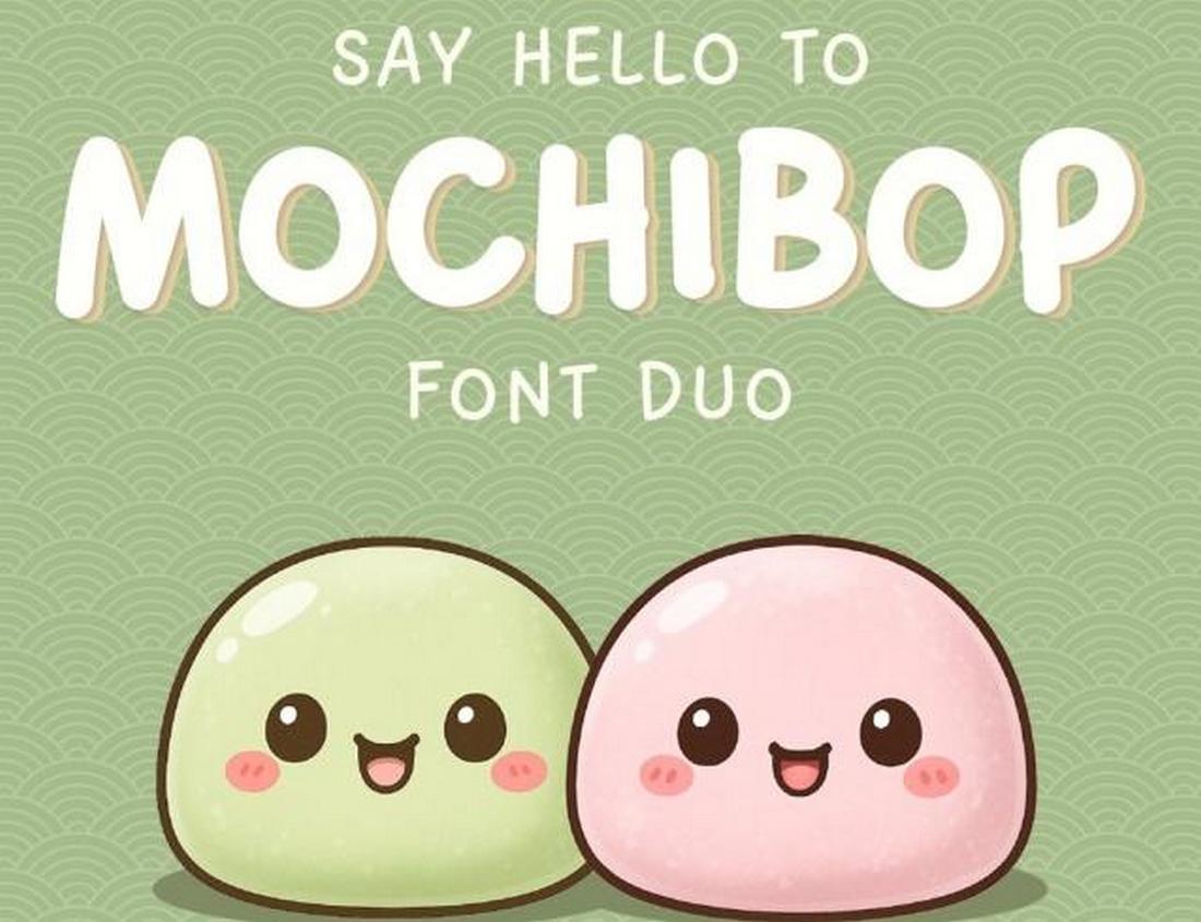Mochibop - Free Kawaii Font